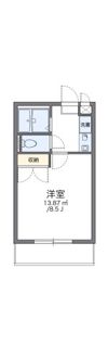 レオパレスラークスパー玉村の間取り画像