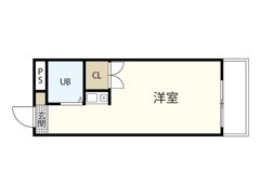 グリーンハイツ庚午の間取り画像