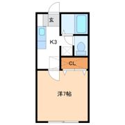 レインボーハイツの間取り画像