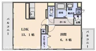 グランストーク西島の間取り画像