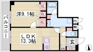 ロイヤルヒル神戸三ノ宮の間取り画像