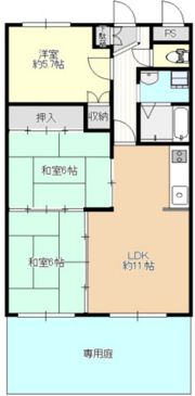 住吉コーポの間取り画像