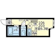 ユナイト田浦ロペス・ホルティージョの間取り画像