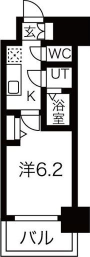 メイクスWアート今池Ⅲの間取り画像