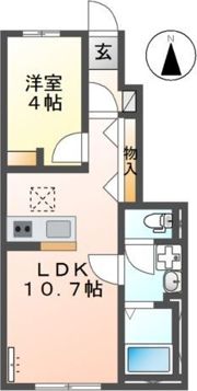 サンライズKの間取り画像