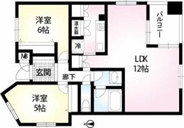 PRISM COURT 平井の間取り画像
