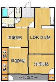 コーポ三桜の間取り画像
