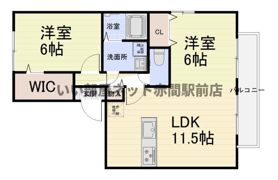 ウィルモアーベの間取り画像