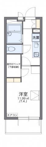 レオパレスシエスタの間取り画像