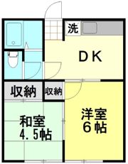 第2嶋田荘の間取り画像