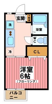 プランドール壱番館の間取り画像