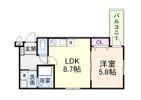 ウインドコート上本町の間取り画像