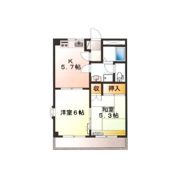 パレス野添Ⅱの間取り画像