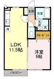 アンジェリカの間取り画像