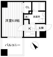 モンセラート横濱関内の間取り画像