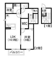 カーサフェリーチェの間取り画像