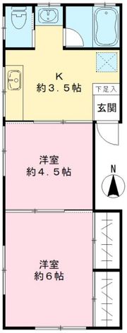 高新ハウスの間取り画像