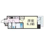 プレサンスOSAKA東成中本ハーヴィルの間取り画像