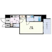 エスリード大阪ドームシティの間取り画像