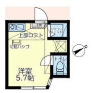 ユナイト中野島アルバトロスの間取り画像