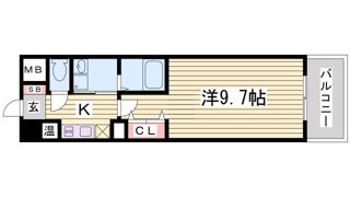 アドバンス三宮Ⅲリンクスの間取り画像
