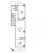 クレストコート西海の間取り画像