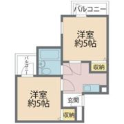 六龍苑岡町の間取り画像