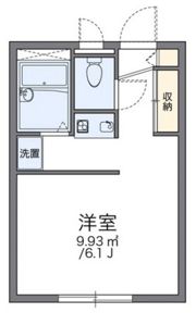レオパレスパードレスの間取り画像