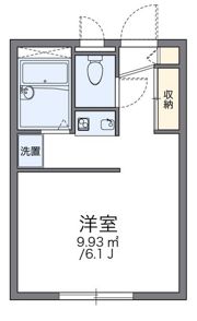 レオパレスパードレスの間取り画像
