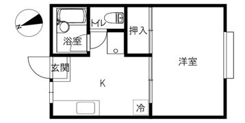 サンハイツ（八幡）の間取り画像