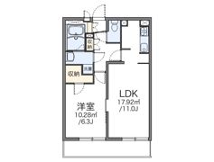 レオパレスリバティハイムの間取り画像