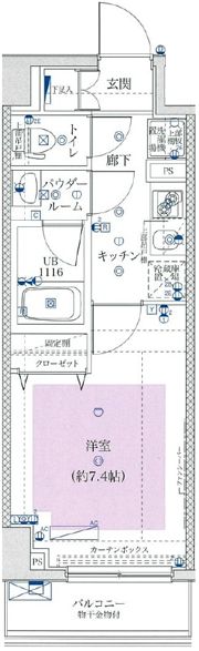 ユリカロゼ西新井の間取り画像