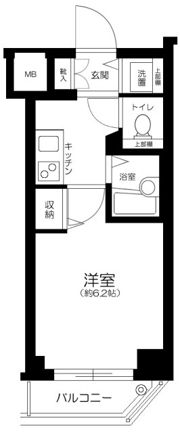 ガーラ大井町ゼームス坂上の間取り画像