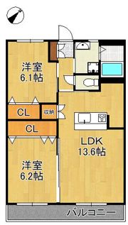 シベール高須の間取り画像