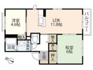 リーベンステージ Ⅰの間取り画像