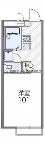レオパレスフカサカの間取り画像