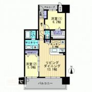 アルファステイツ岡山厚生町の間取り画像