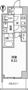 Fortuney大手前の間取り画像