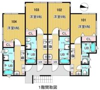 仮）六浦南4丁目新築アパートの間取り画像