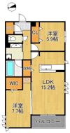 D-ROOM折尾駅前の間取り画像