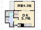 THE GARNET SUITE RESIDENCE 山科WESTの間取り画像