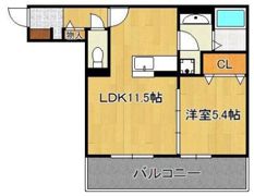 Polonia Matsubara A棟の間取り画像