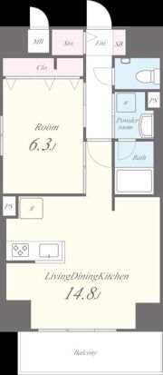 PRIME RESIDENCE NAMIKIの間取り画像