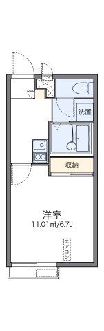 レオパレスメゾンエスエスの間取り画像