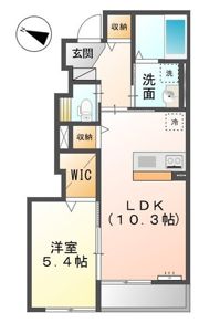 プレステージ 庭瀬の間取り画像