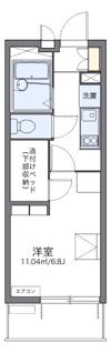 レオパレスハートポートの間取り画像