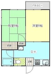 いさみハイツの間取り画像