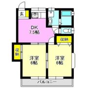サンシティー日吉の間取り画像