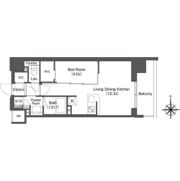 コンフォリア東新宿の間取り画像