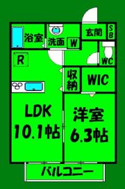 ディアロードRの間取り画像